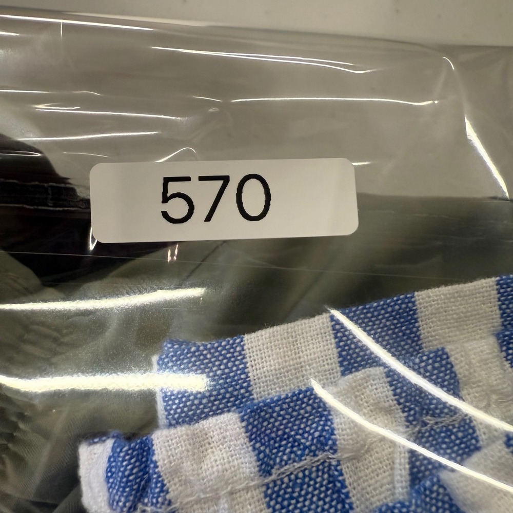 Sonoma Goods‎ For Life Women's XL Striped Linen Blend Shorts Blue White NWOT - Picture 10 of 10